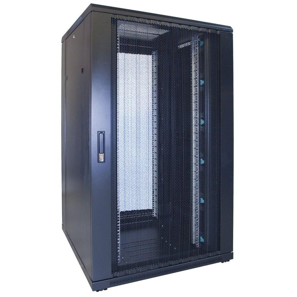 27U Serverrack 19 Zoll 800x800x1400mm (BxTxH) Patchfeld Rackschrank Datenrack