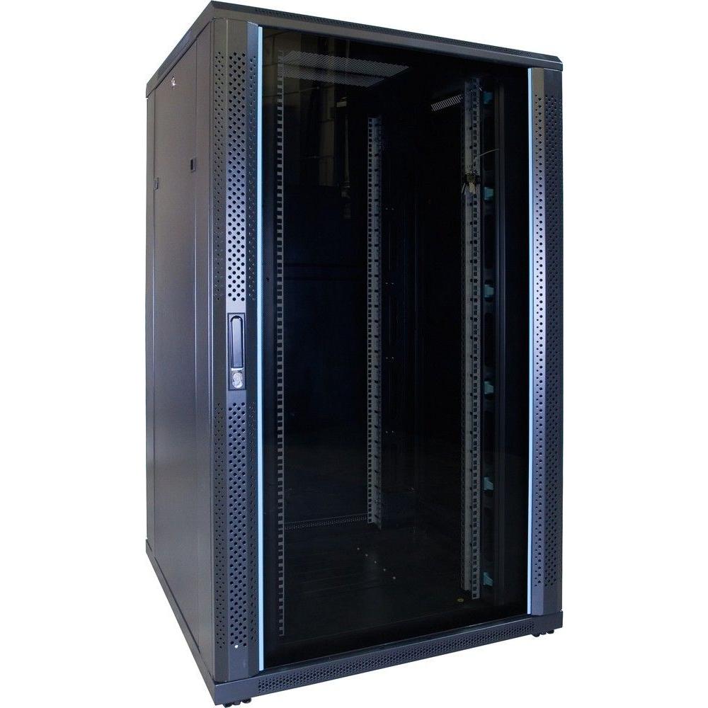 27U Serverrack 19 Zoll 800x800x1400mm (BxTxH) Patchfeld Rackschrank Datenrack