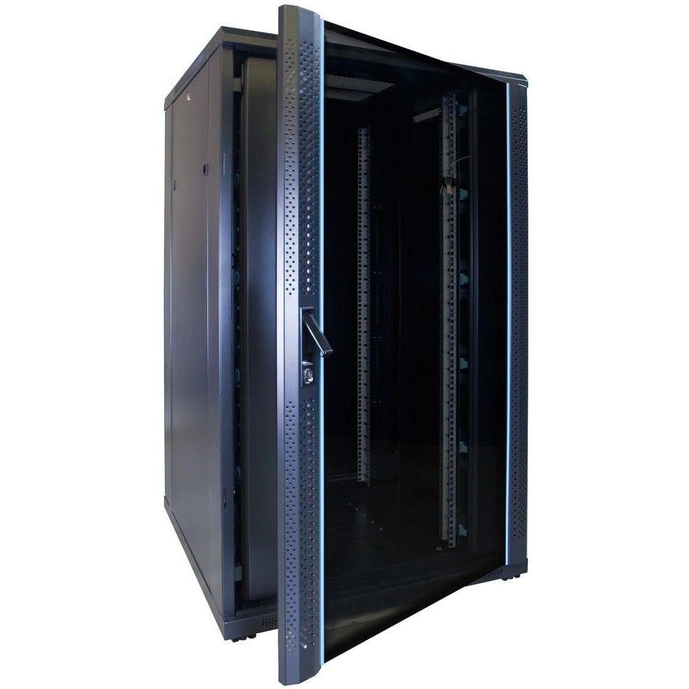 27U Serverrack 19 Zoll 800x800x1400mm (BxTxH) Patchfeld Rackschrank Datenrack