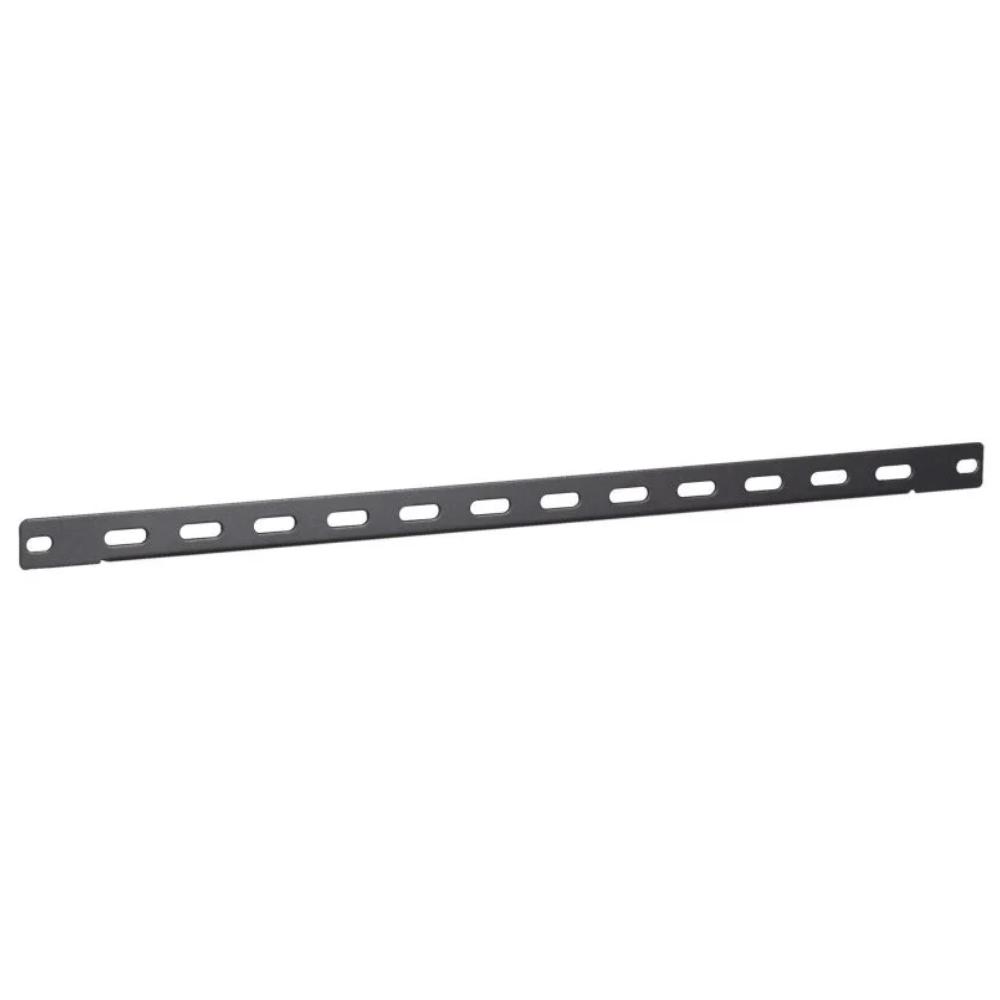 0,5U Schiene für Kabelbinder 19 Zoll Patchfeld Serverrack Datenrack