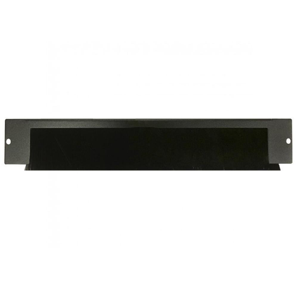 1HE Kabeldurchführung mit Bürste 350x55mm (LxB) Patchfeld Wandgehäuse Datenraum