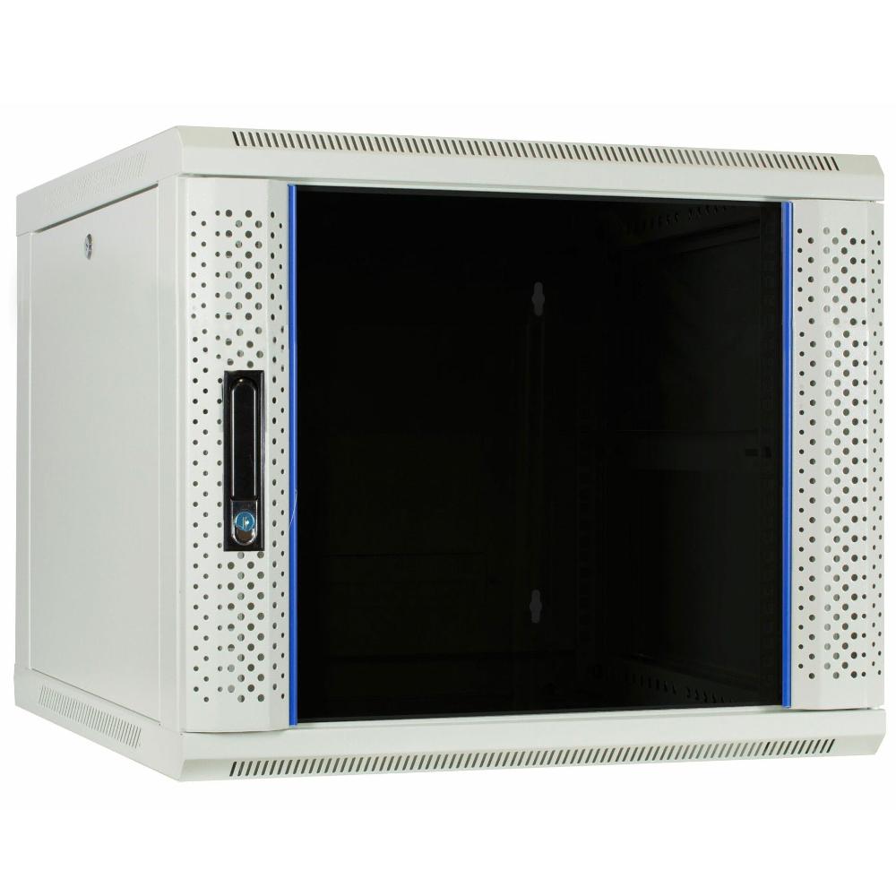 9U Serverrack 19 Zoll 600x600x500mm (BxTxH) Patchfeld Wandgehäuse Datenraum