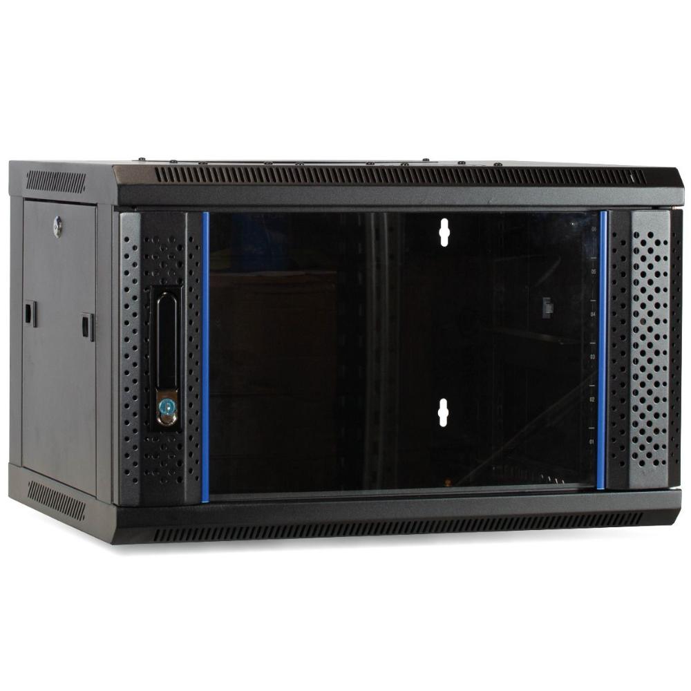 4U Serverrack 19 Zoll 600x450x280mm (BxTxH) Patchfeld Wandgehäuse Datenrack