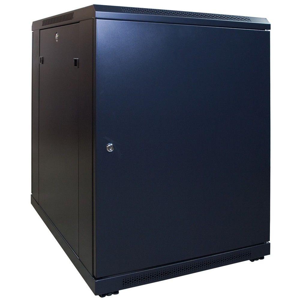 15HE Serverrack 19 Zoll 600x600x860mm (BxTxH) Patchfeld Rackschrank Datenraumschrank