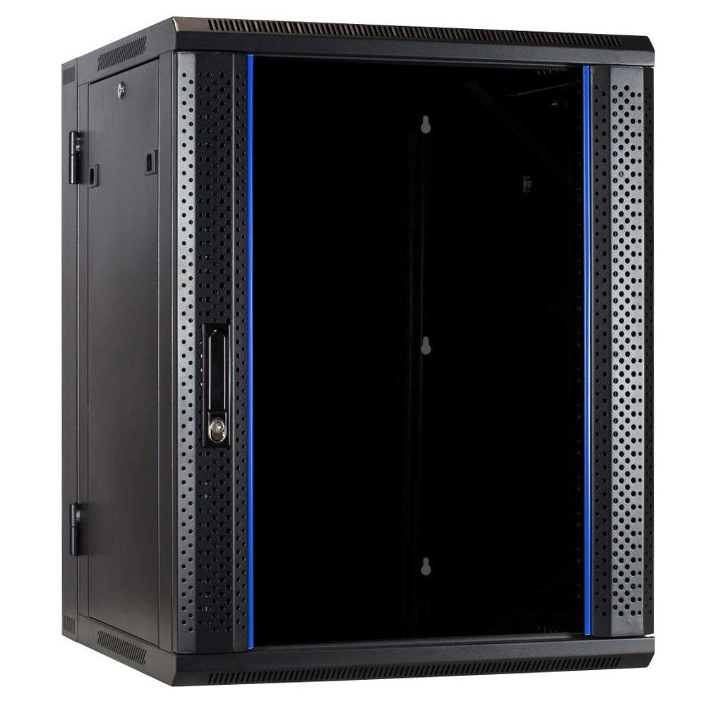 22U Serverrack 19 Zoll 600x600x1200mm (BxTxH) Patchfeld Wandgehäuse Datenrack