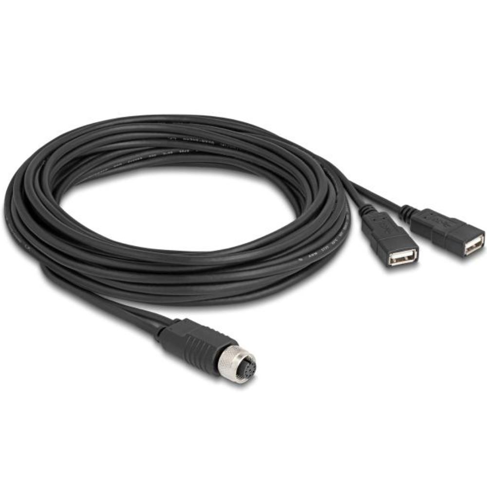 M12 Y-Kabel - Delock