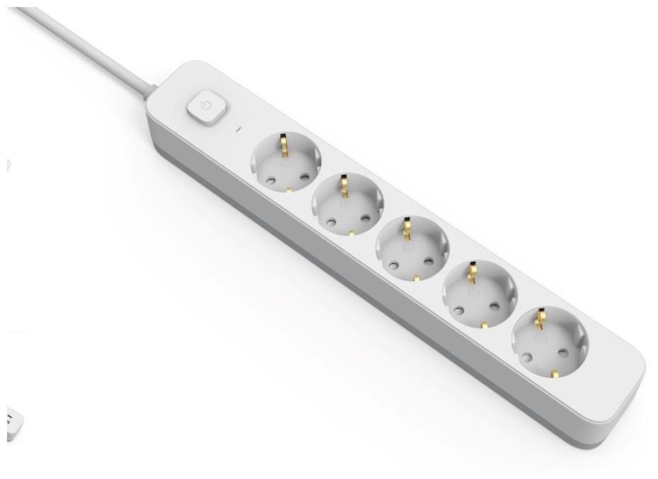 Entac Steckdosenleiste D2 5 Steckdosen mit Schalter 1,5m 3G1,5 - Entac