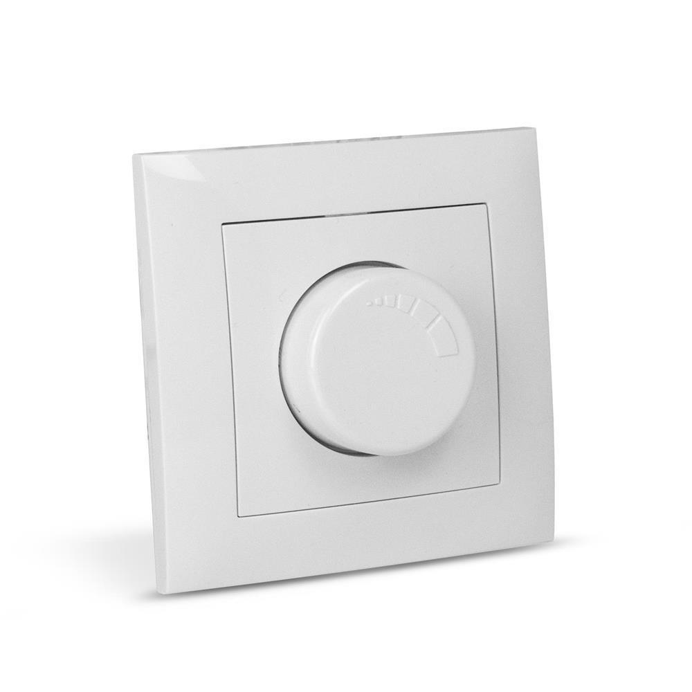 Entac Arnold Unterputz-Wandschalter-Dimmer max. 200W Weiß - Entac