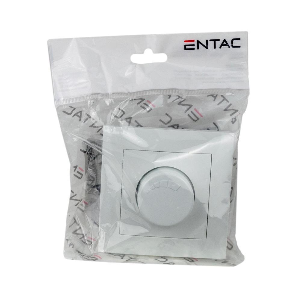 Entac Arnold Unterputz-Wandschalter-Dimmer max. 200W Weiß - Entac
