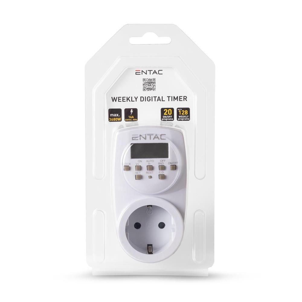 Entac Digital Timer 7 Tage 128 Programme - Entac
