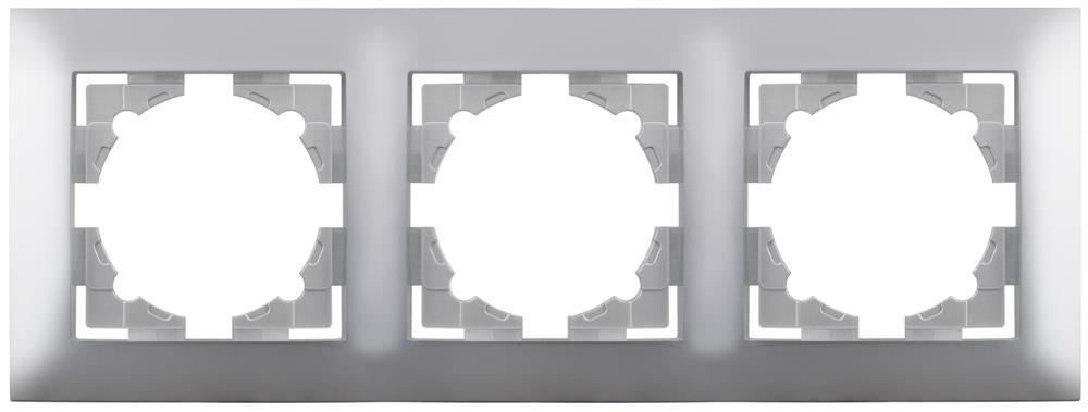 Entac Arnold Horizontal Wandrahmen 3 Silver - Entac