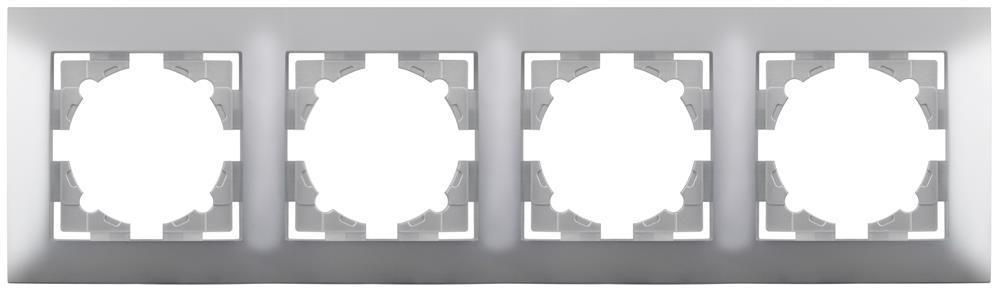 Entac Arnold Horizontaler Wandrahmen 4 Silver - Entac
