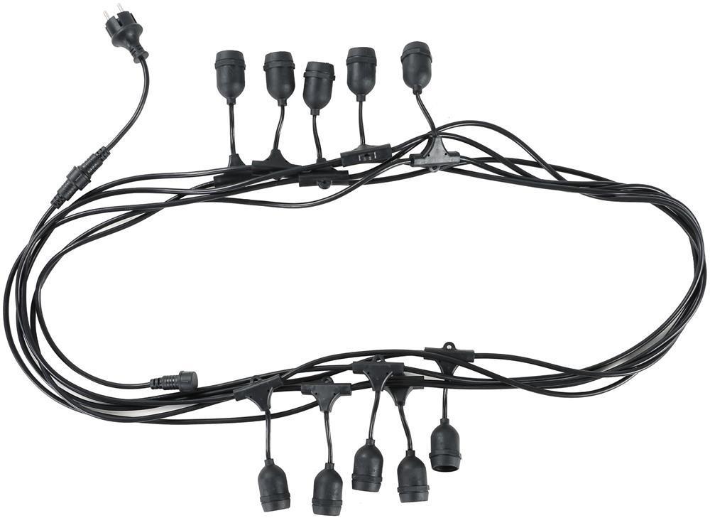 Avide Outdoor E27 Lichterkette 10m 10 Fassungen - Avide
