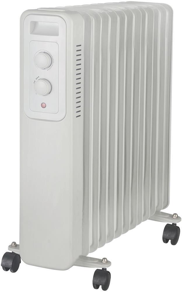 Entac Ölradiator 13 Rippen 2500W Weiß - Entac
