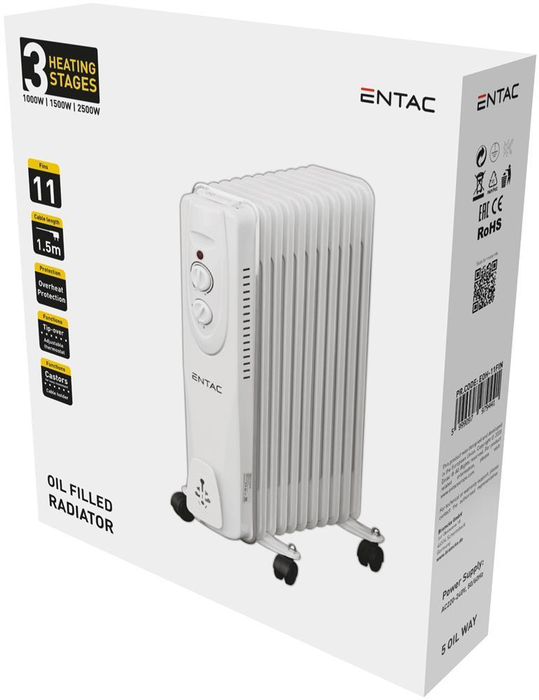 Entac Öl-Heizung 11 Lamellen 2500W - Entac