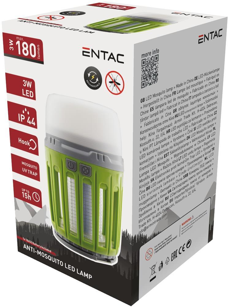 Entac Campinglight Mosquito Plastic Green - Entac