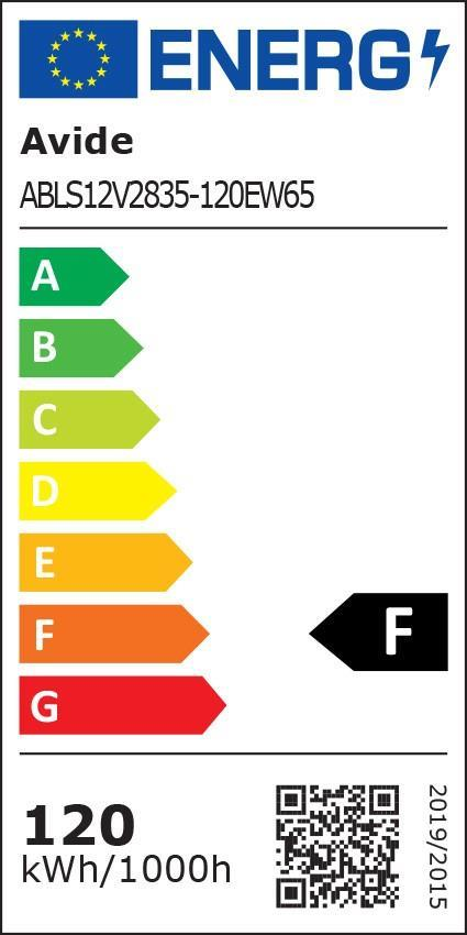 Avide LED Strip 12V 24W 2700K IP65 5m - Avide