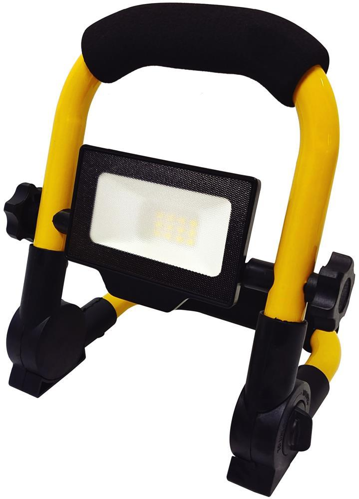 Avide LED Frosted Flood Light Slim SMD 10W mit Ständer 1,5m NW 4000K - Avide