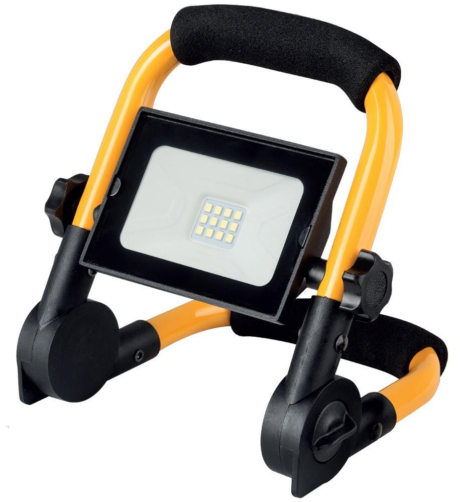 Avide LED Flutlicht Slim SMD 10W mit Ständer 1,5m NW 4000K - Avide