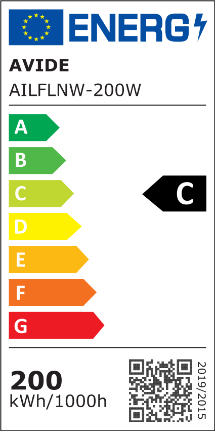 Avide LED Flutlicht Industrie SMD 200W NW 4000K 160lm/W - Avide