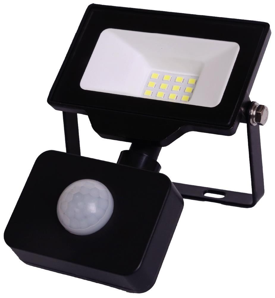 Avide LED Flutlicht Slim SMD 10W CW 6400K PIR - Avide