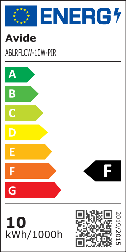 Avide LED Flutlicht Slim SMD 10W CW 6400K PIR - Avide