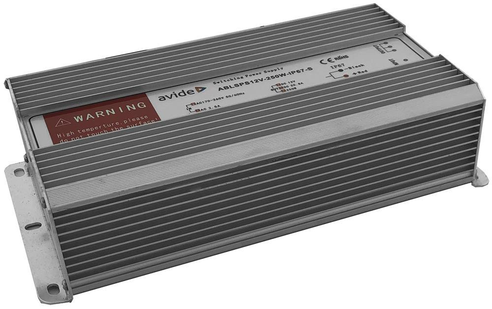 Avide LED Strip 12V 250W IP67 Slim Netzteil - Avide