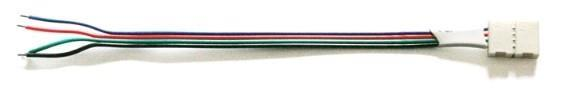 Avide LED Strip 12V RGB 4PIN Anschlusskabel mit Clip - Avide