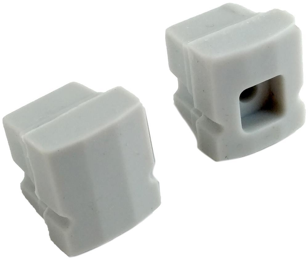 Avide Plastic Profile IP68 Endkap - 2 Stück im Set - Avide