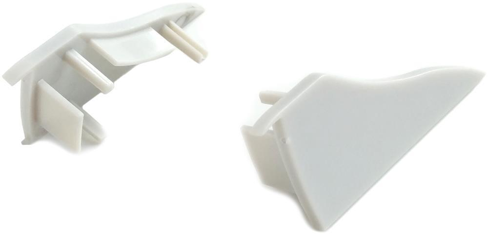 Avide Alu Profile Wandabschlusskappen - Links und Rechts - Avide