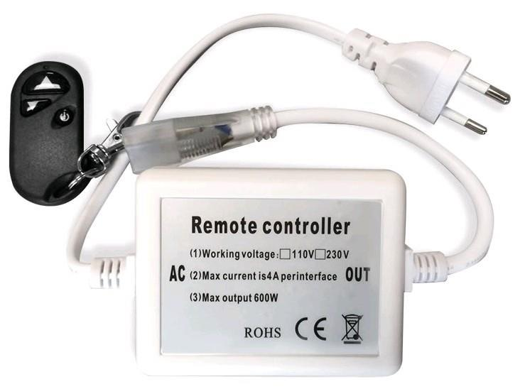 Avide LED Strip 220V 600W Dimmer 3528 SMD RF Fernbedienung und Controller - Avide