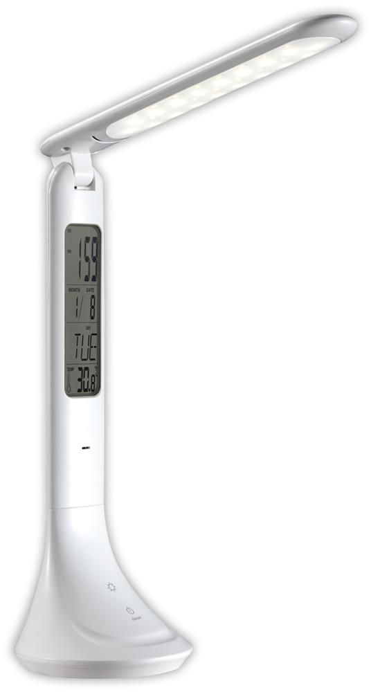 Avide LED Schreibtischlampe Kalender Weiß 5W - Avide