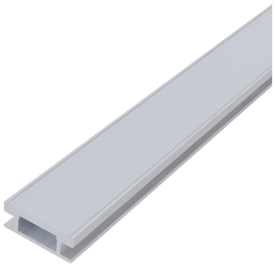 Avide Alu Profile Floor with Milky cover 1m - Avide