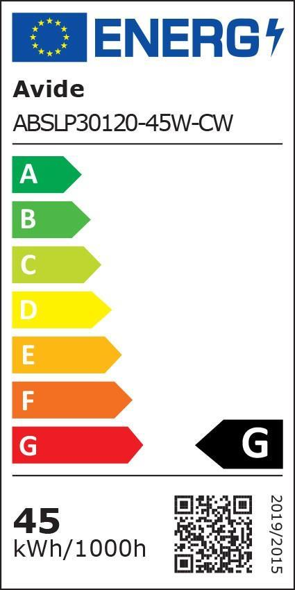 Avide LED Slim Panel 45W CW 6400K - Avide
