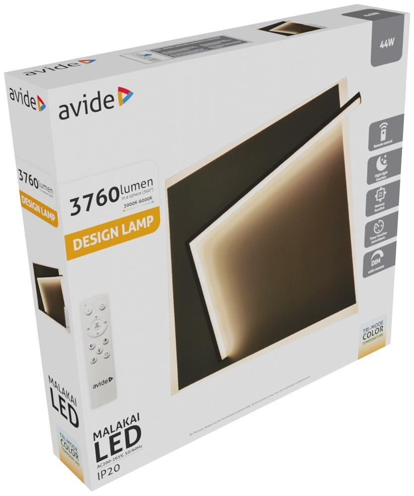 Avide Design Oyster Malakai mit RF-Fernbedienung - Avide