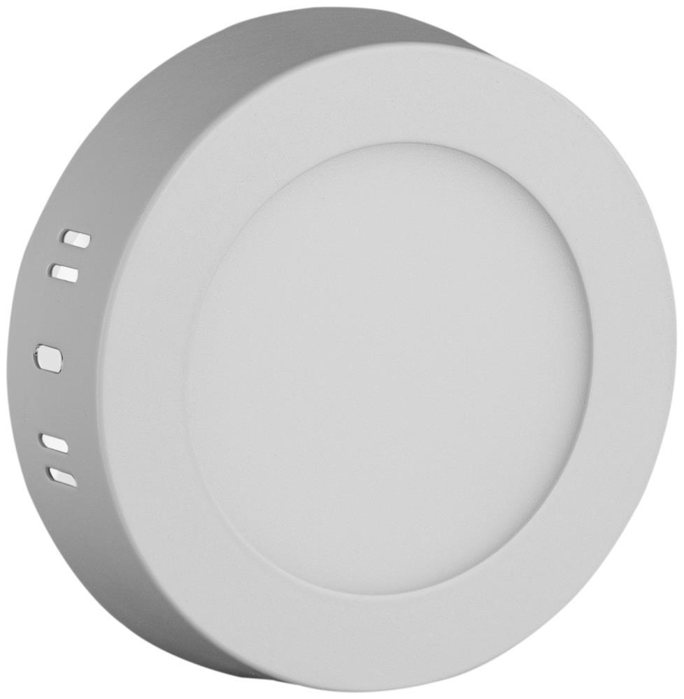 Avide LED Deckenleuchte Aufbauleuchte rund ALU 6W WW 3000K - Avide