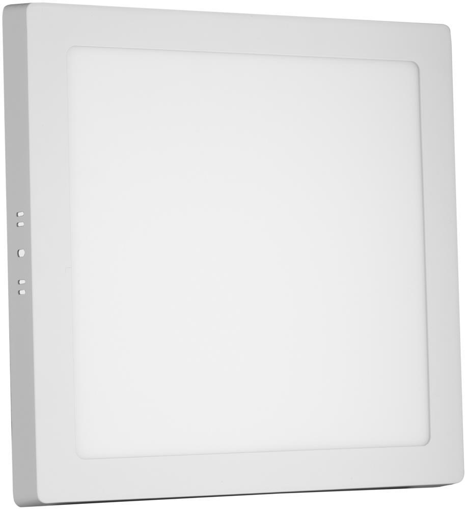 Avide LED Deckenleuchte Aufputz Quadratisch ALU 24W WW 3000K - Avide