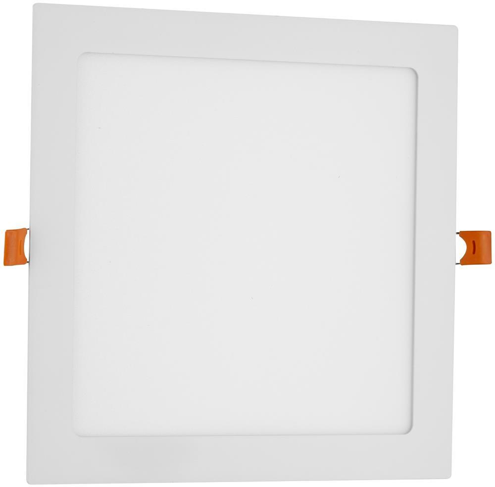 Avide LED Deckenleuchte Einbaustrahler Quadrat ALU 18W WW 3000K - Avide