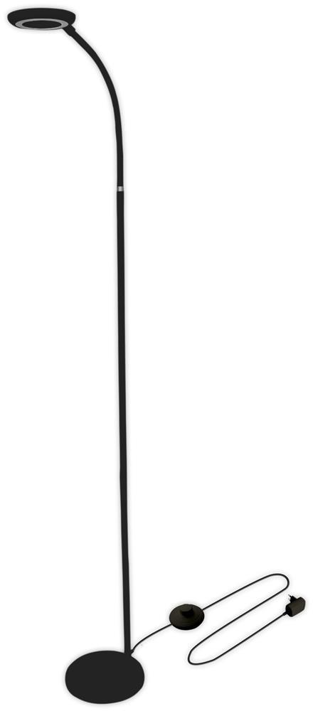 Avide LED Stehleuchte Angel 12W NW Black - Avide
