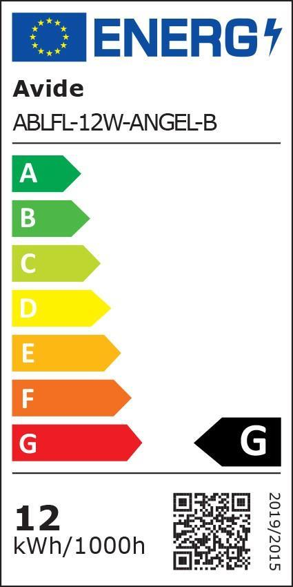 Avide LED Stehleuchte Angel 12W NW Black - Avide