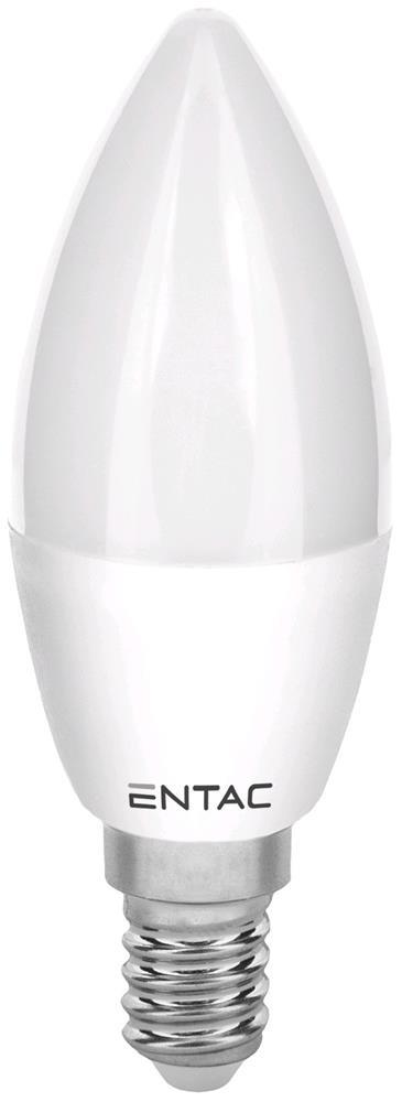 Entac LED Candle E14 6,5W WW 3000K - Entac
