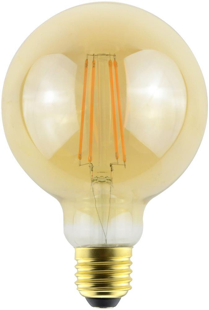 Avide LED Filament Globe G95 7W Dimmbar/Bernstein E27 WW 2500K - Avide