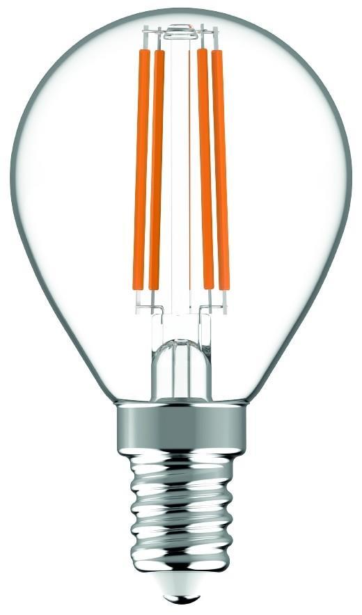 Avide LED Filament Mini Globe 4.9W E14 WW 2700K Super High Lumen - Avide