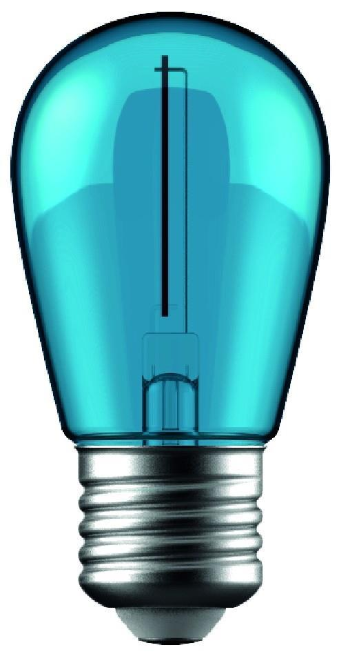 Avide Decor LED Filament bulb 1W E27 Blau - Avide