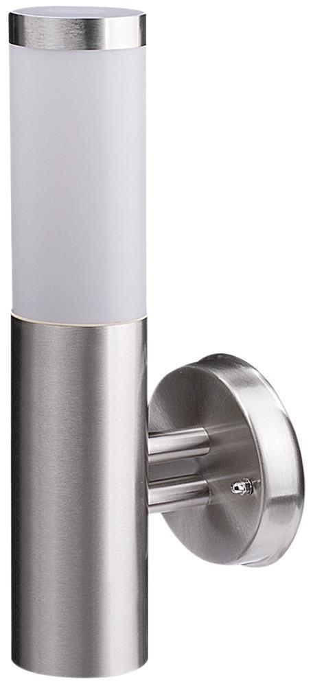 Avide Outdoor Wandleuchte Boca 1xE27 IP44 Satin Nickel - Avide