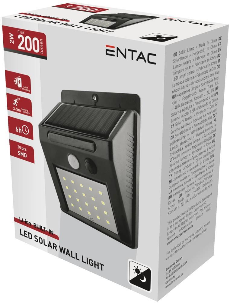 Entac Solar Plastic Lamp 2W SMD - Entac