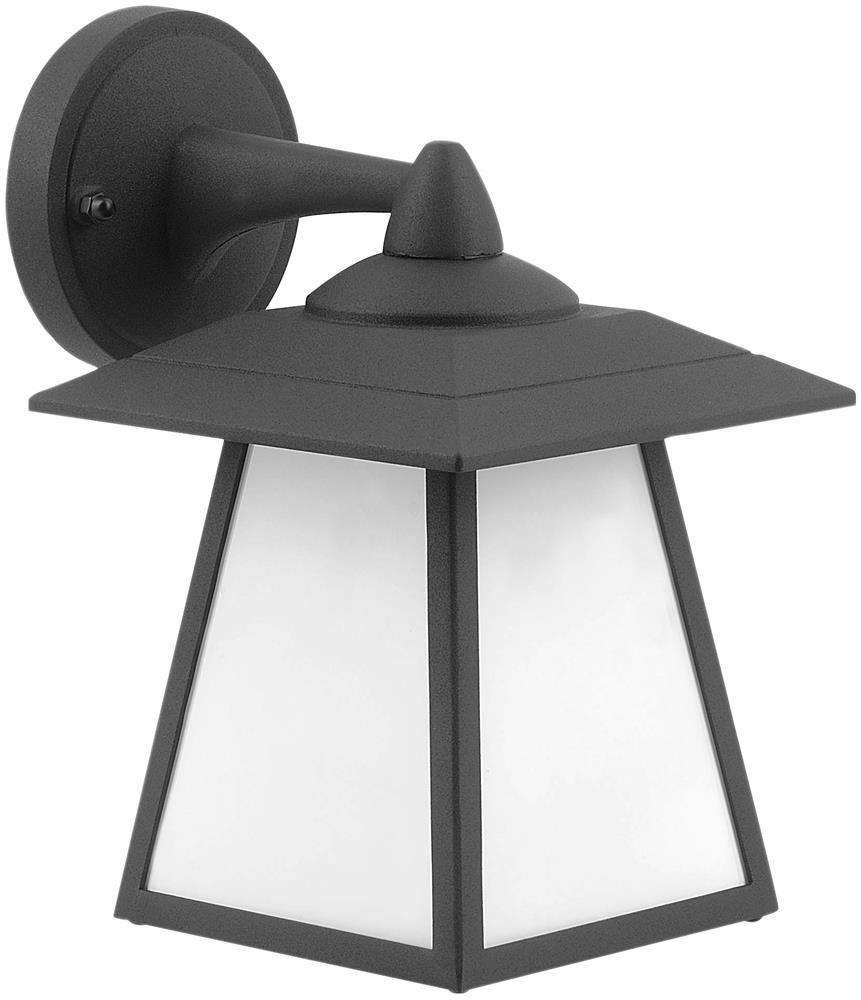 Avide Außenwandleuchte Navarre 1xE27 IP44 Schwarz - Avide