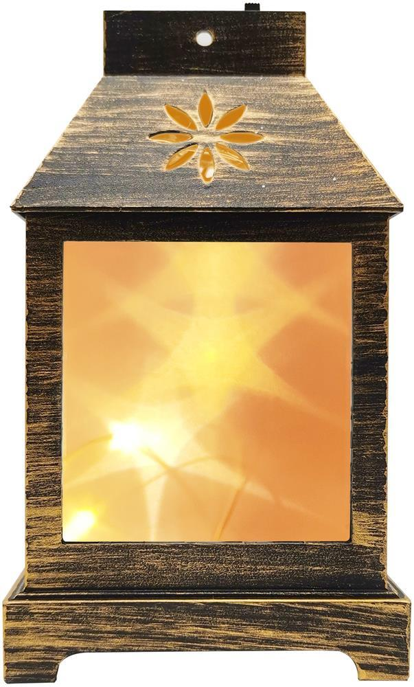 Entac LED Mini Kupferdraht-Laterne Bronze 12cm - Entac