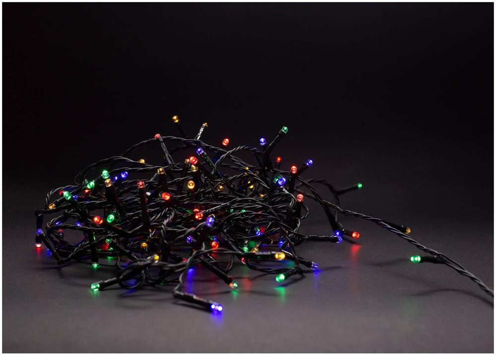 Entac Christmas IP44 Light 50 LED MC 5m mit IR Fernbedienung (2AA) - Entac