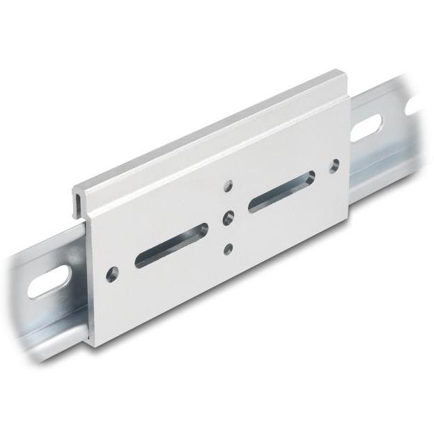 Delock Aluminium Montageclip für Hutschiene 100,0 x 47,8 mm silber